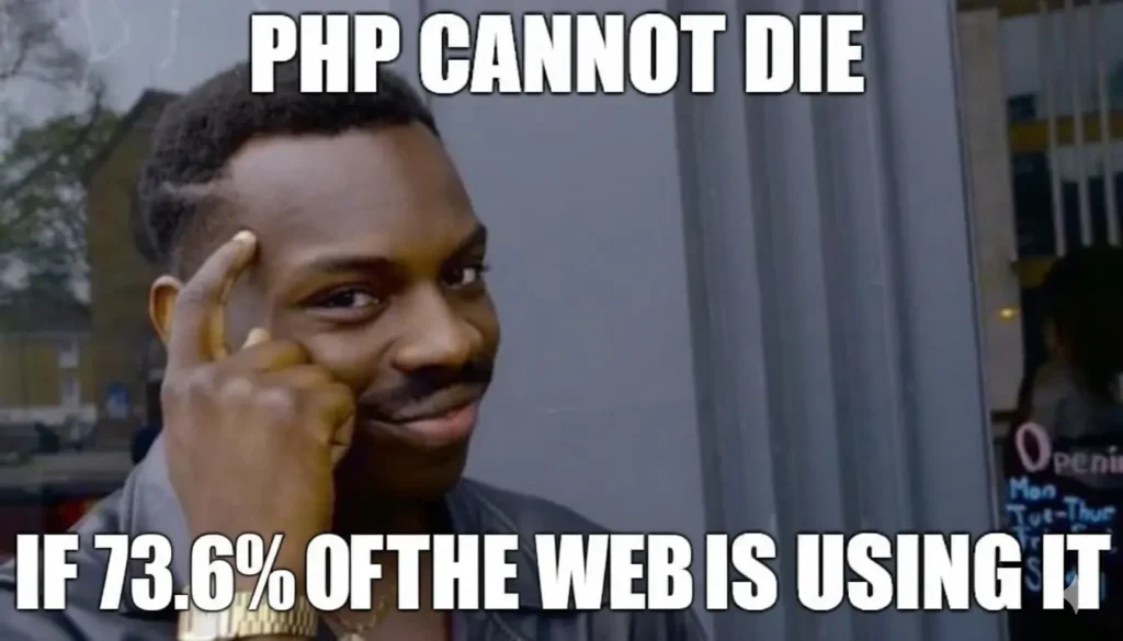 How much of the web still runs on PHP today?